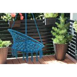 Huśtawka ogrodowa - krzesło Brazylijskie NIEBIESKI
